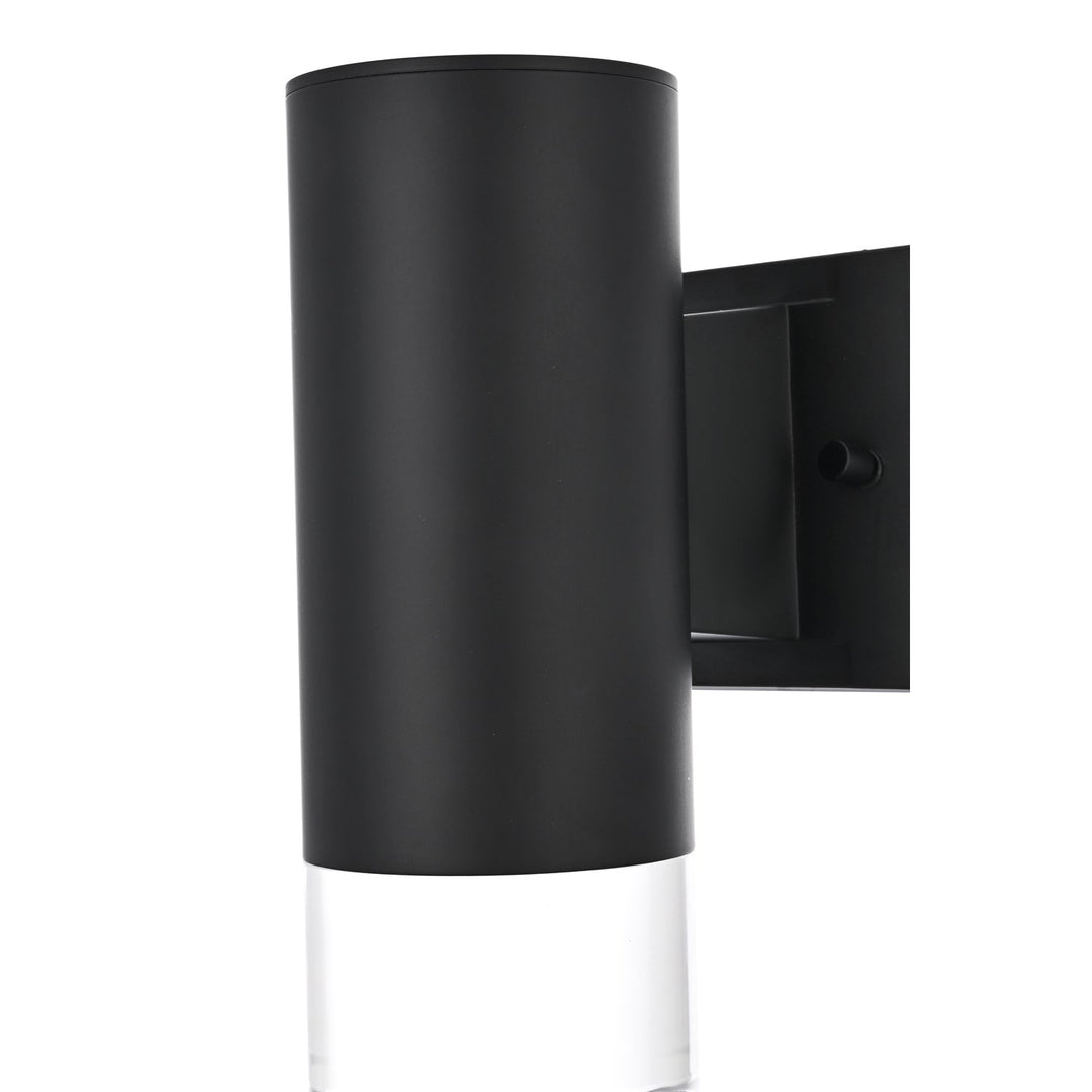 5 Inch Outdoor Wall Sconce In Black