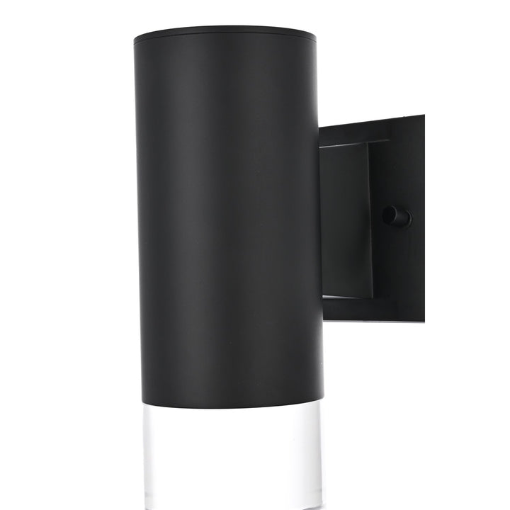 5 Inch Outdoor Wall Sconce In Black