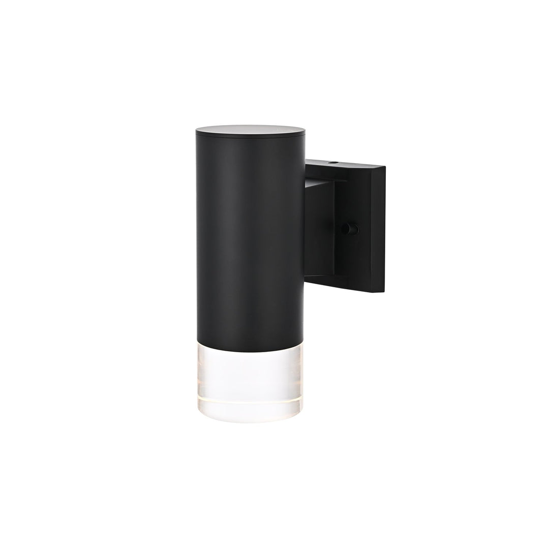 5 Inch Outdoor Wall Sconce In Black