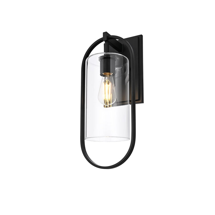 8 Inch Outdoor Wall Sconce In Black