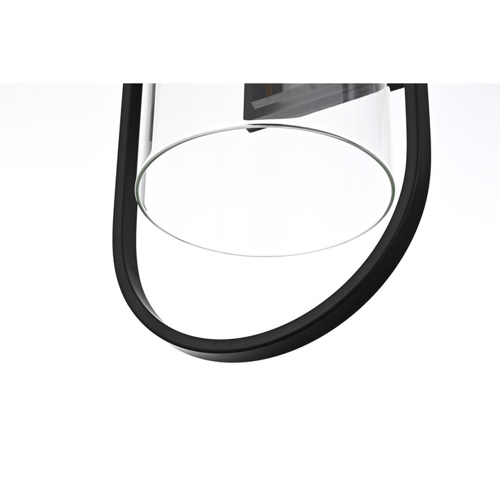 8 Inch Outdoor Wall Sconce In Black