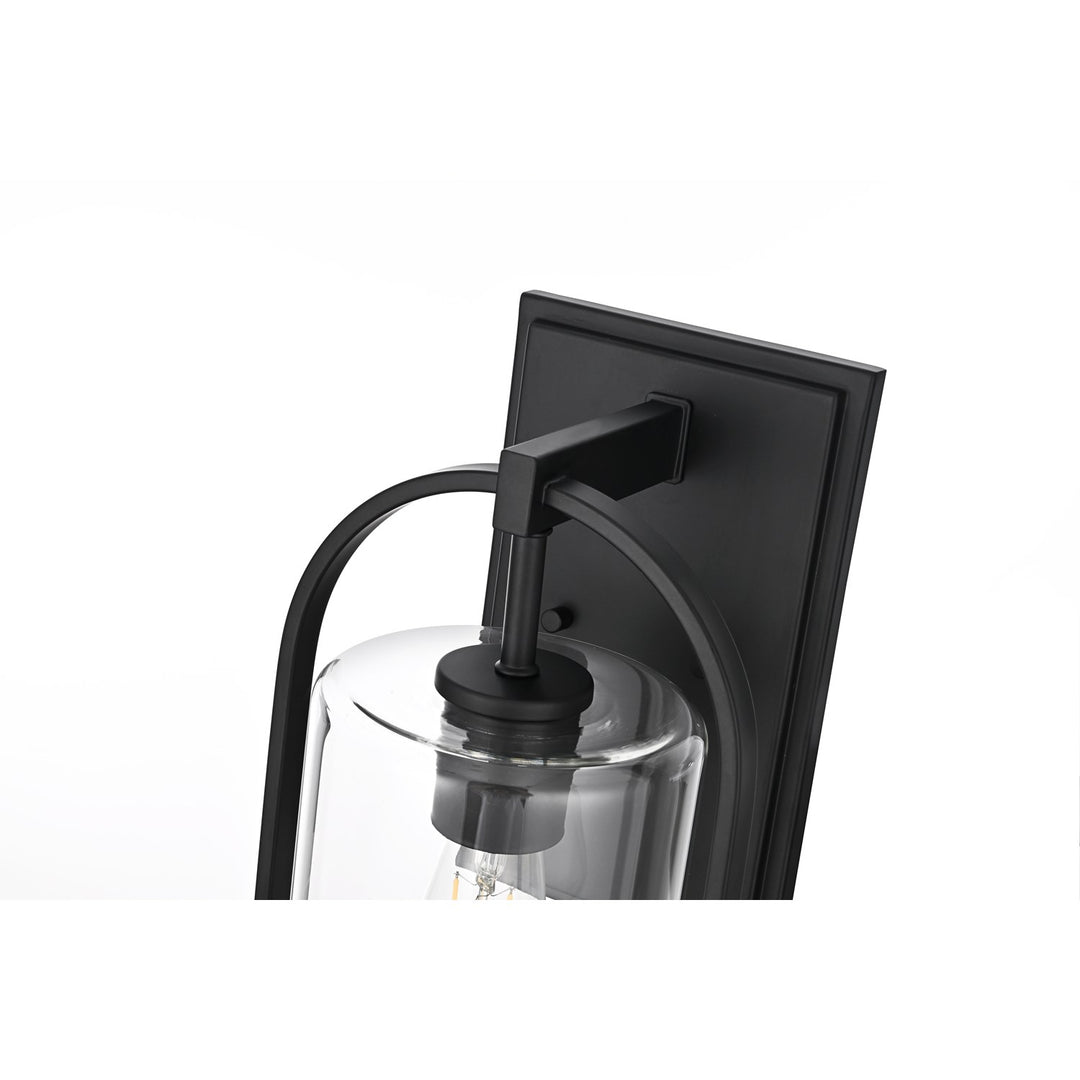 8 Inch Outdoor Wall Sconce In Black