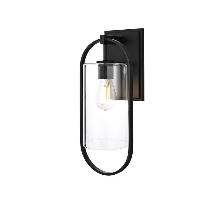 8 Inch Outdoor Wall Sconce In Black