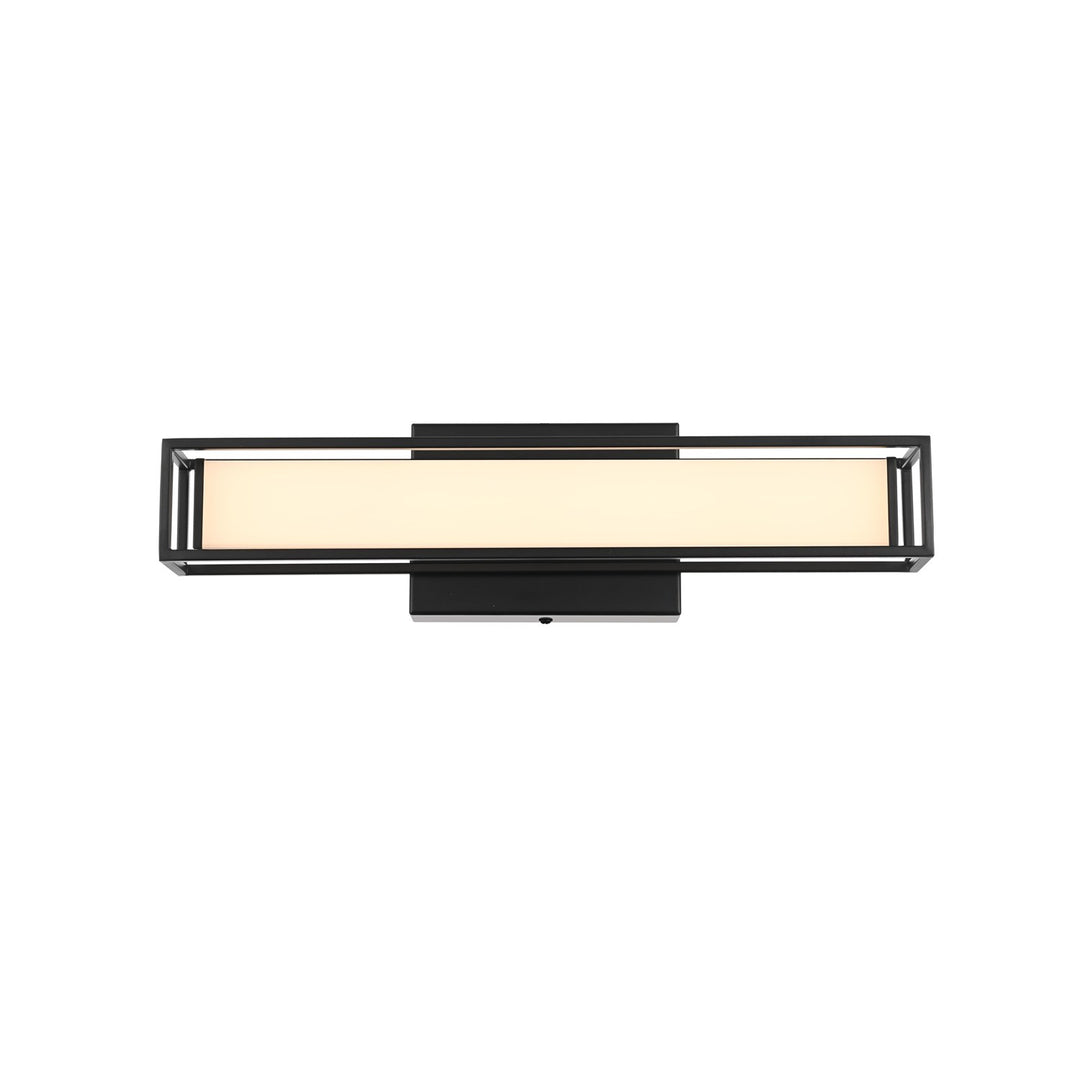 16 Inch Led Wall Sconce In Black by Living District