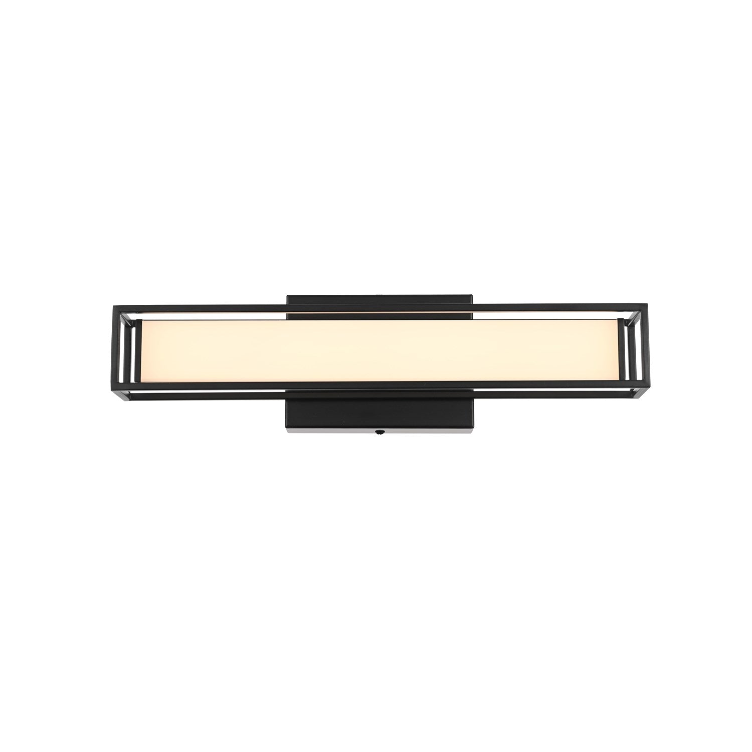 16 Inch Led Wall Sconce In Black by Living District