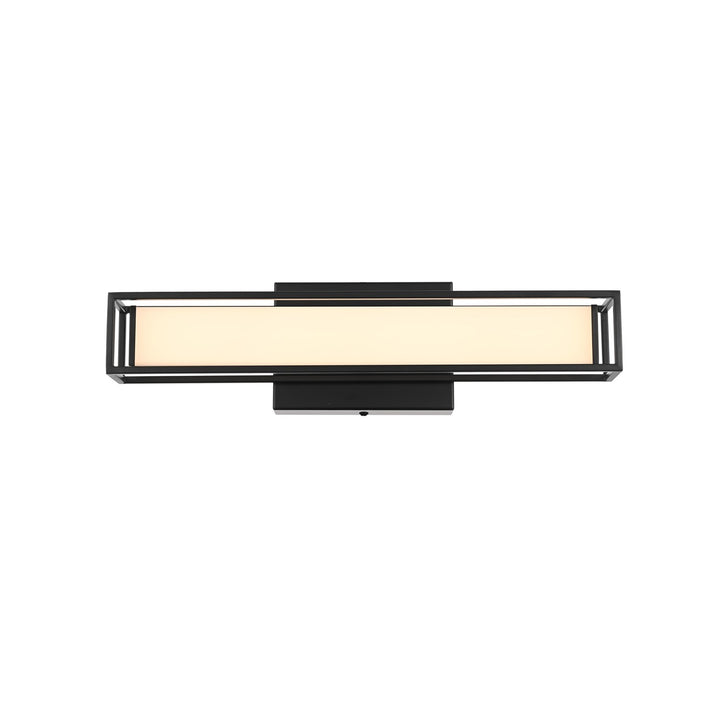 16 Inch Led Wall Sconce In Black by Living District