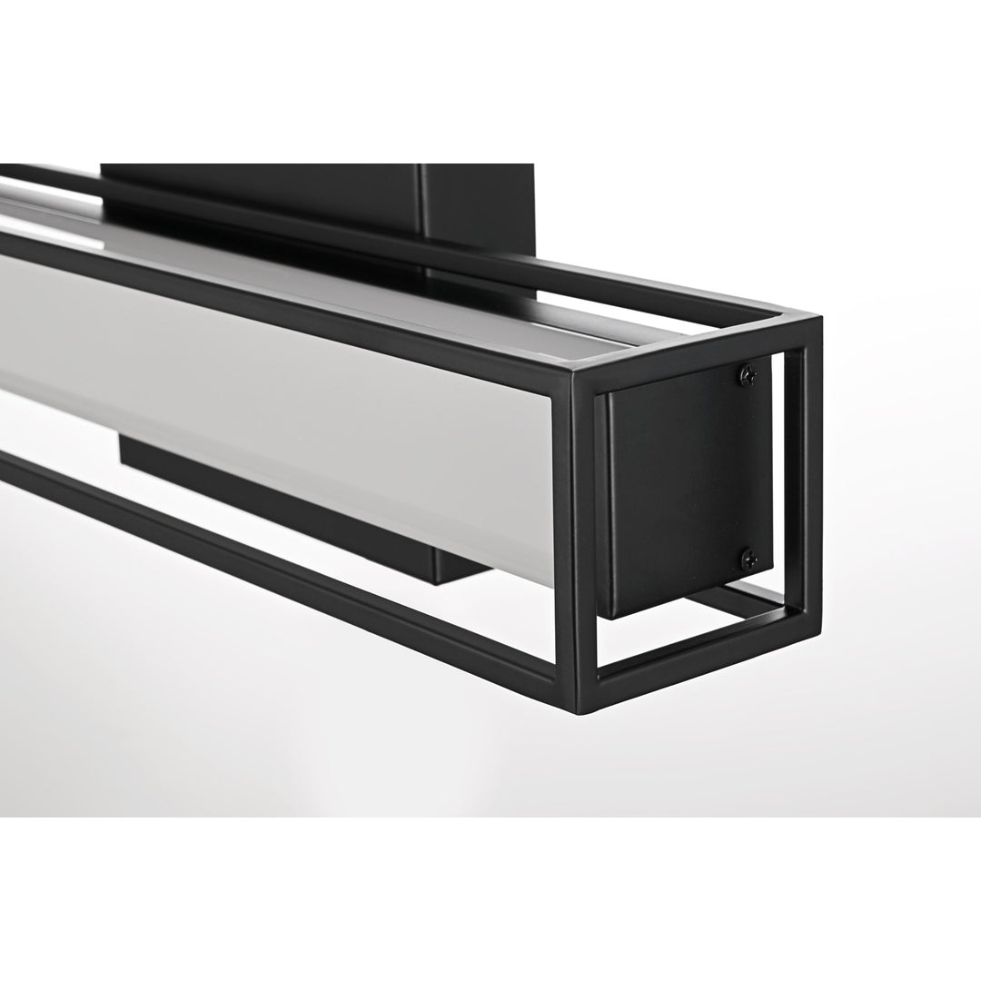 16 Inch Led Wall Sconce In Black