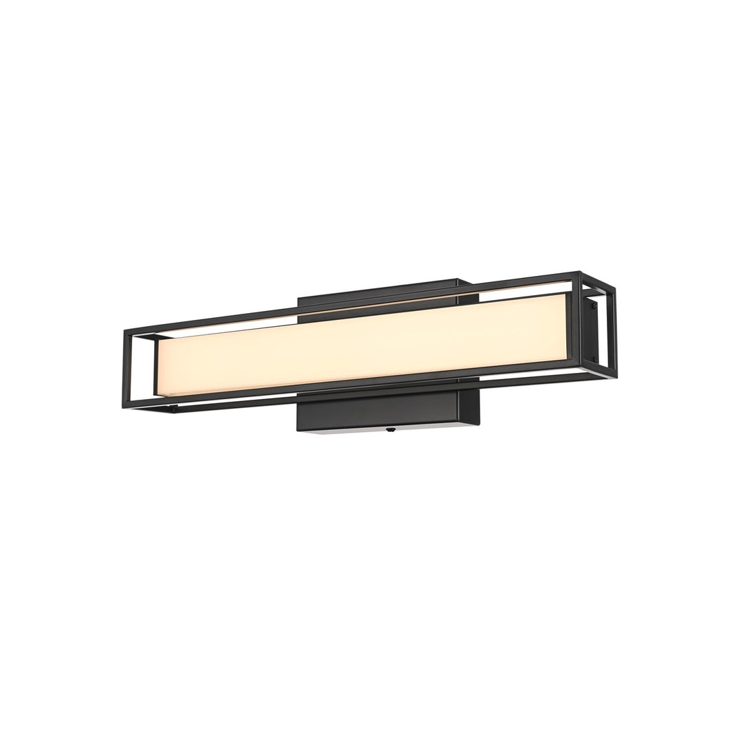 16 Inch Led Wall Sconce In Black