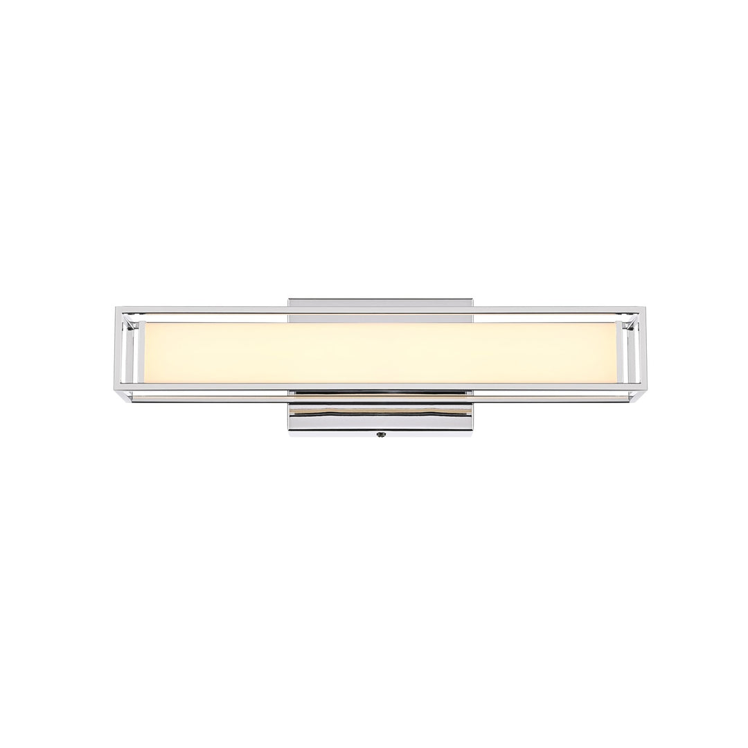 16 Inch Led Wall Sconce In Chrome by Living District