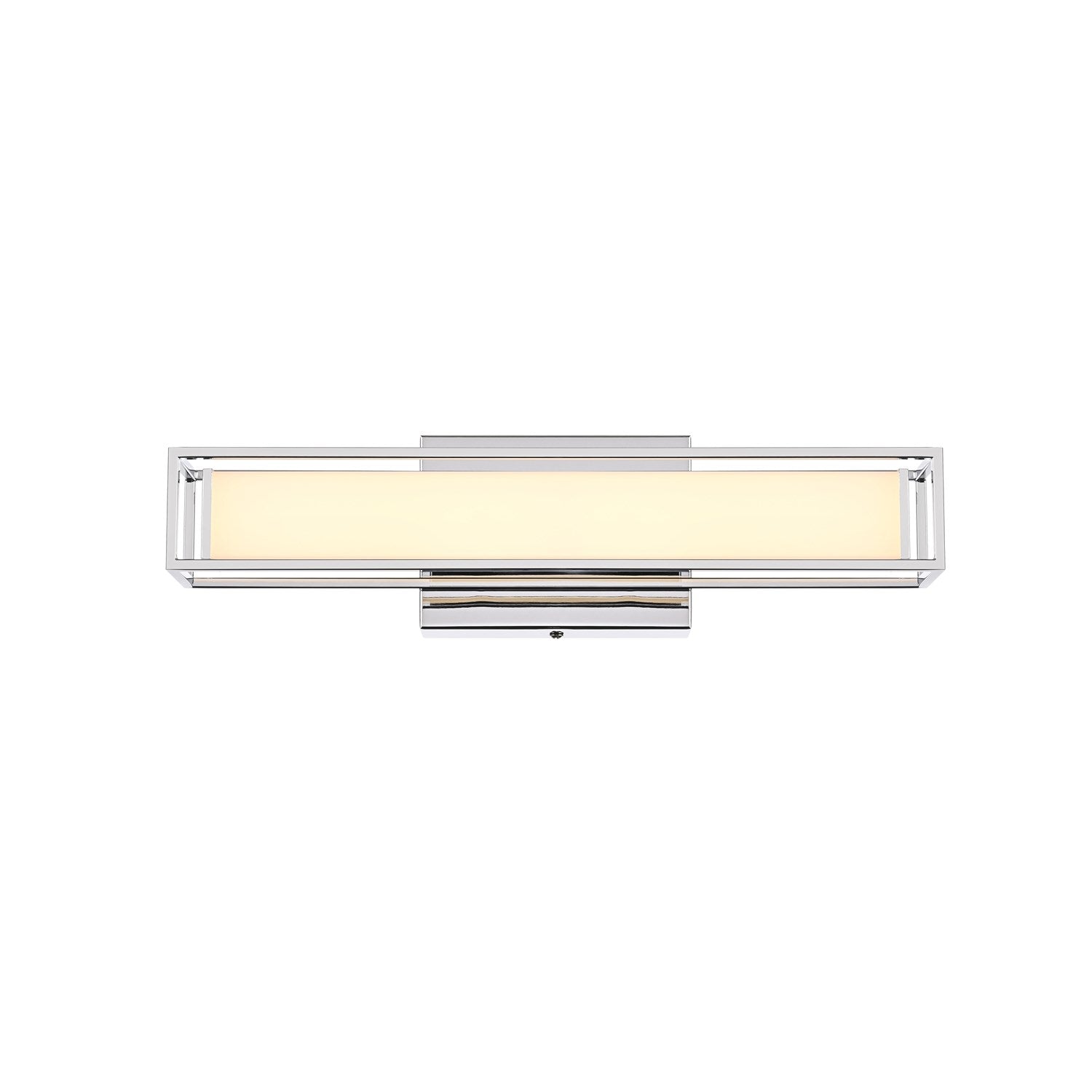 16 Inch Led Wall Sconce In Chrome by Living District