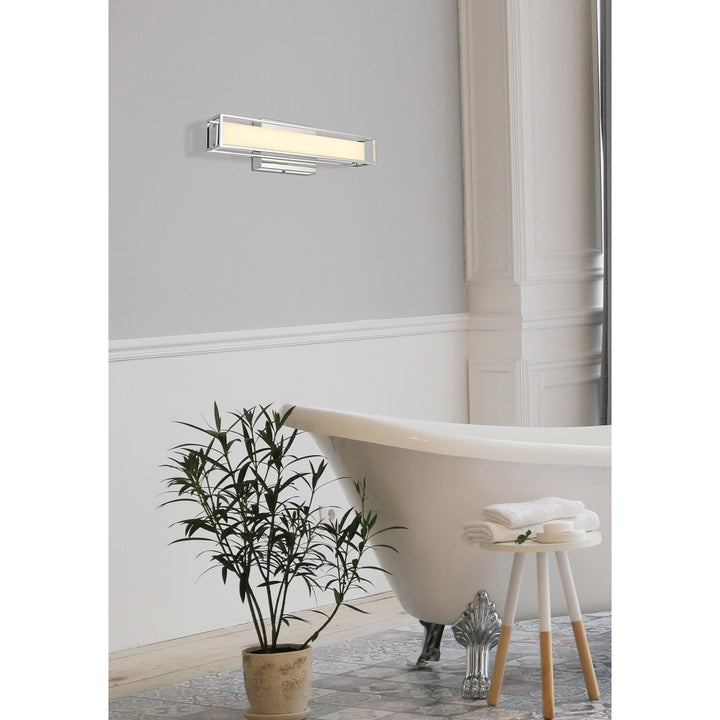16 Inch Led Wall Sconce In Chrome