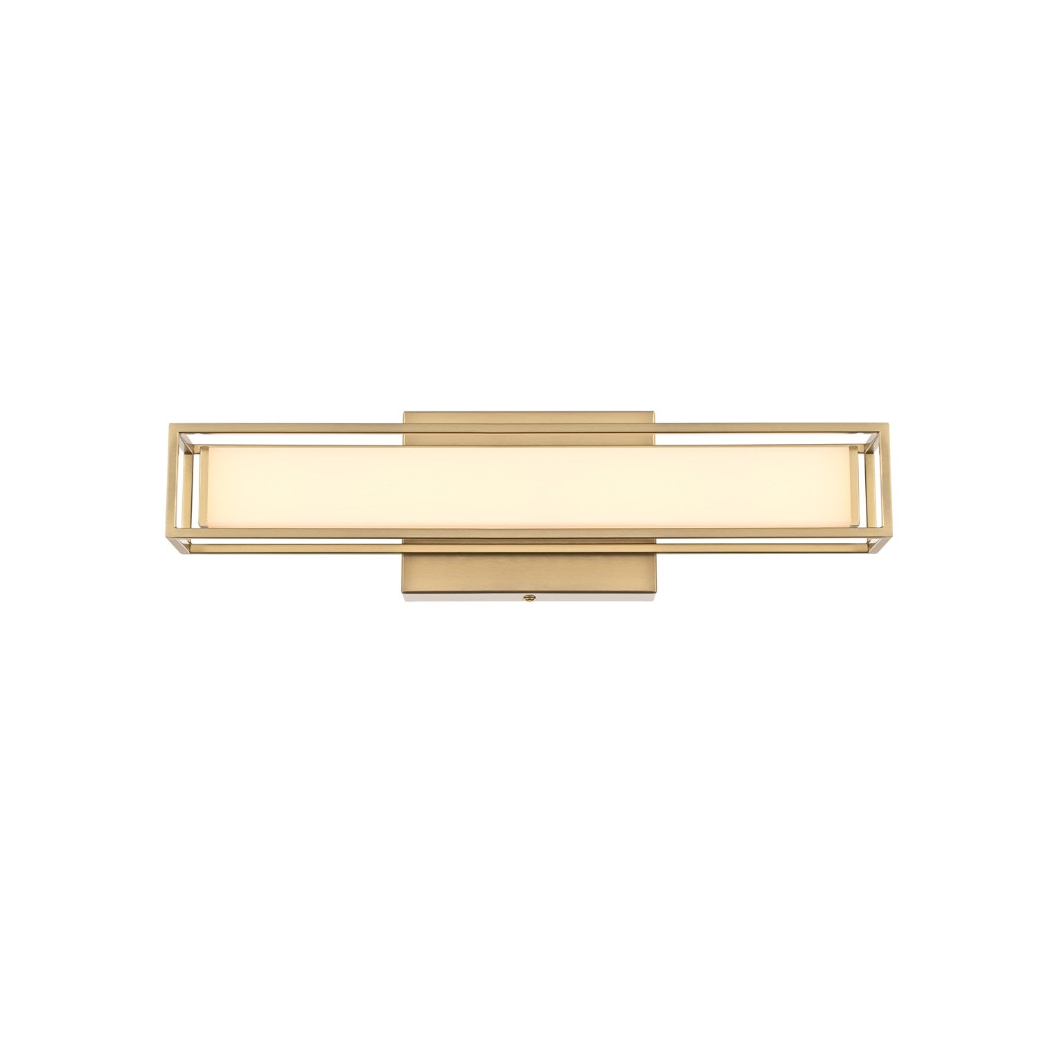 16 Inch Led Wall Sconce In Satin Gold by Living District
