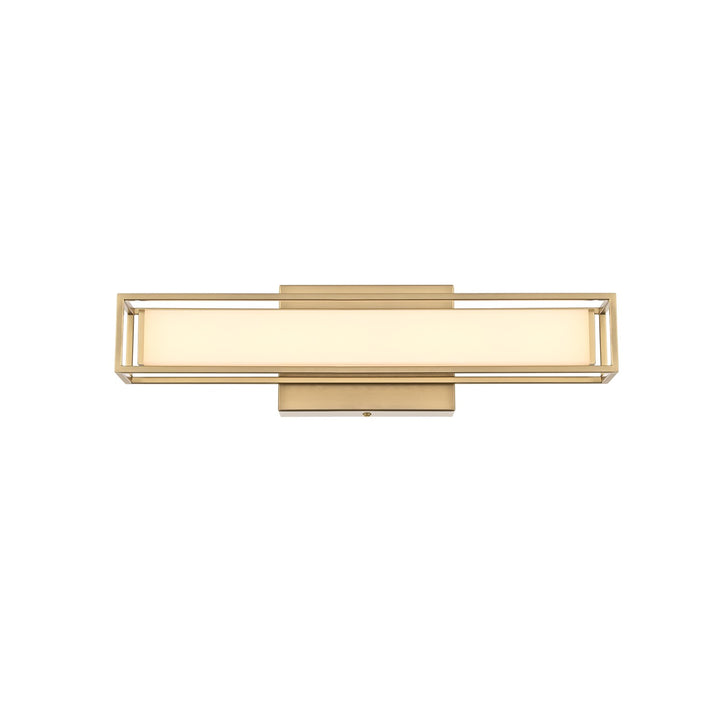 16 Inch Led Wall Sconce In Satin Gold by Living District