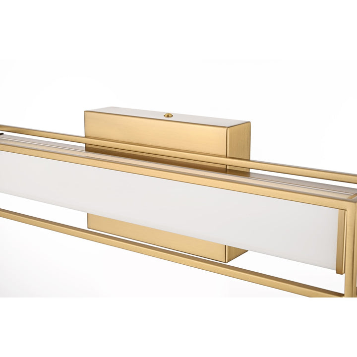 16 Inch Led Wall Sconce In Satin Gold