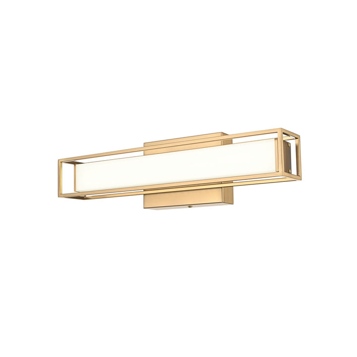 16 Inch Led Wall Sconce In Satin Gold