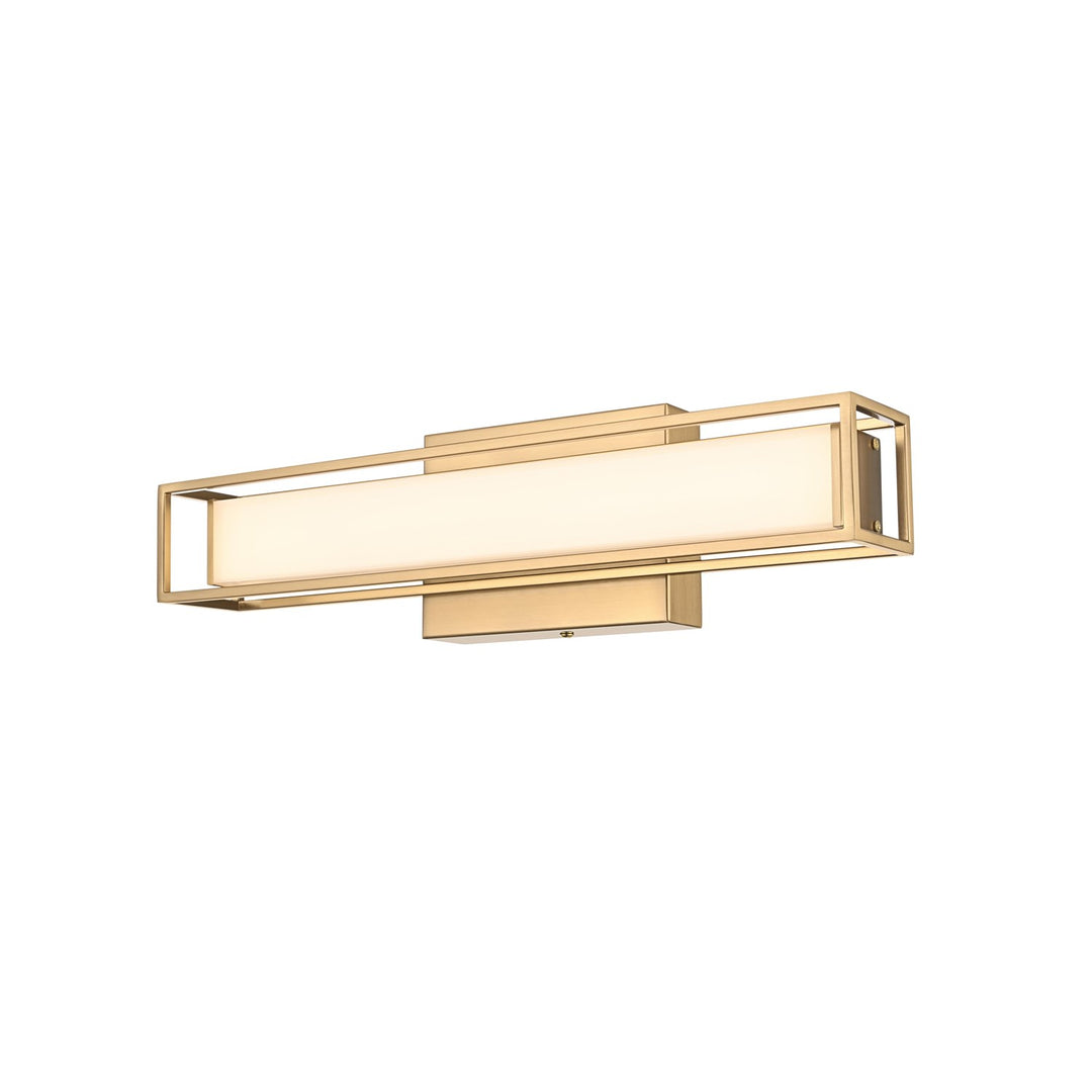 16 Inch Led Wall Sconce In Satin Gold