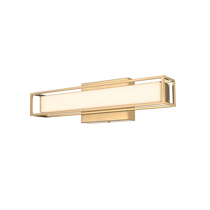 16 Inch Led Wall Sconce In Satin Gold