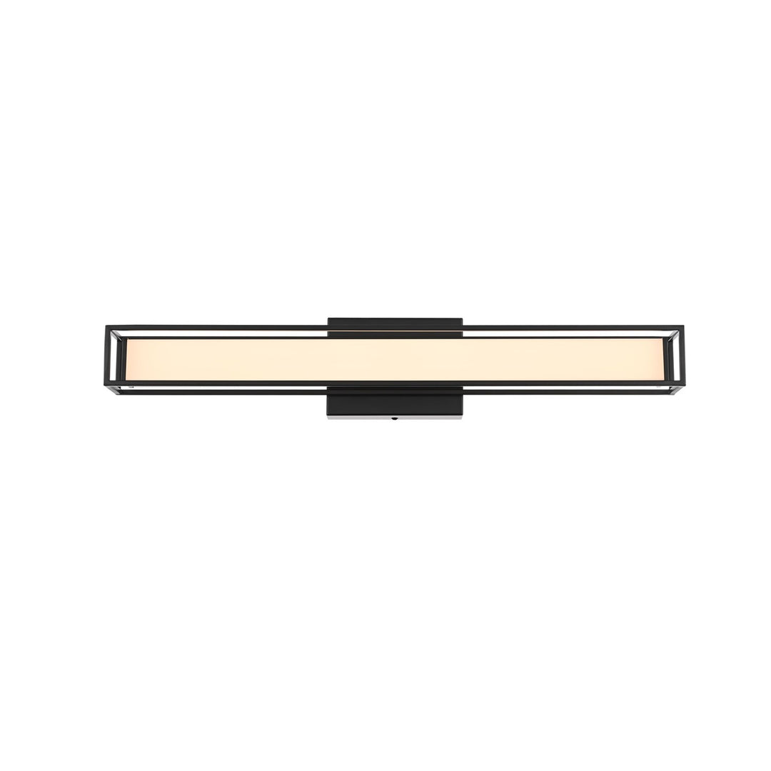 24 Inch Led Wall Sconce In Black by Living District