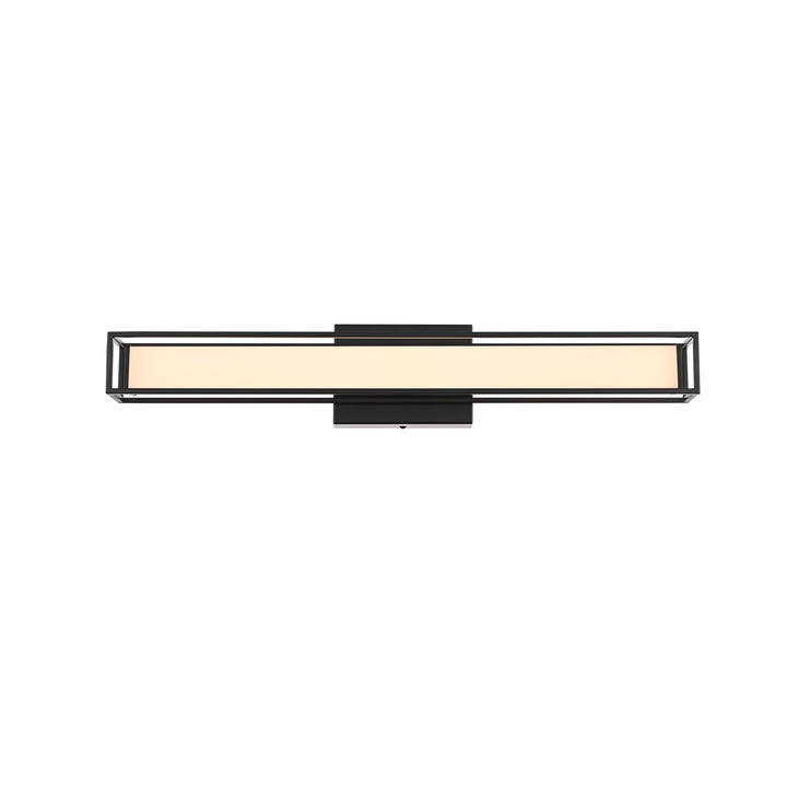 24 Inch Led Wall Sconce In Black by Living District