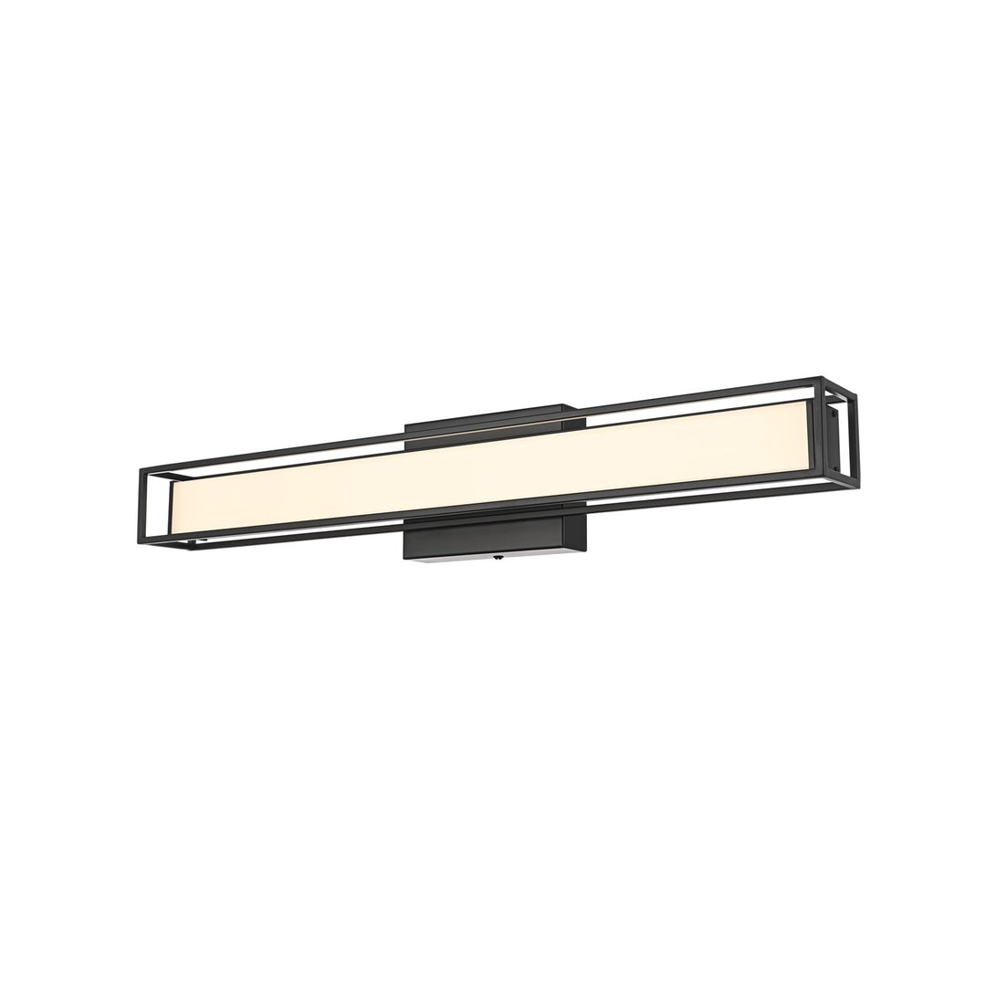 24 Inch Led Wall Sconce In Black
