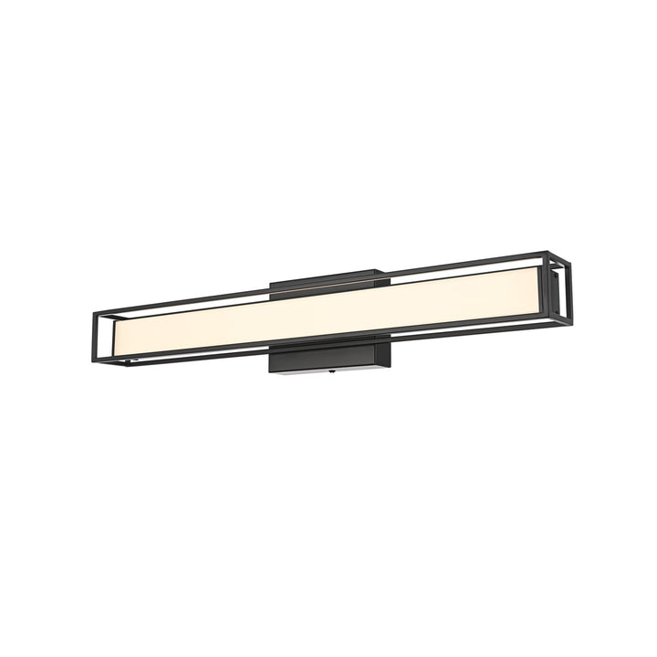 24 Inch Led Wall Sconce In Black