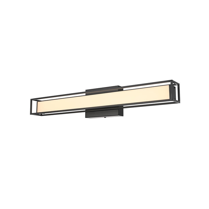 24 Inch Led Wall Sconce In Black