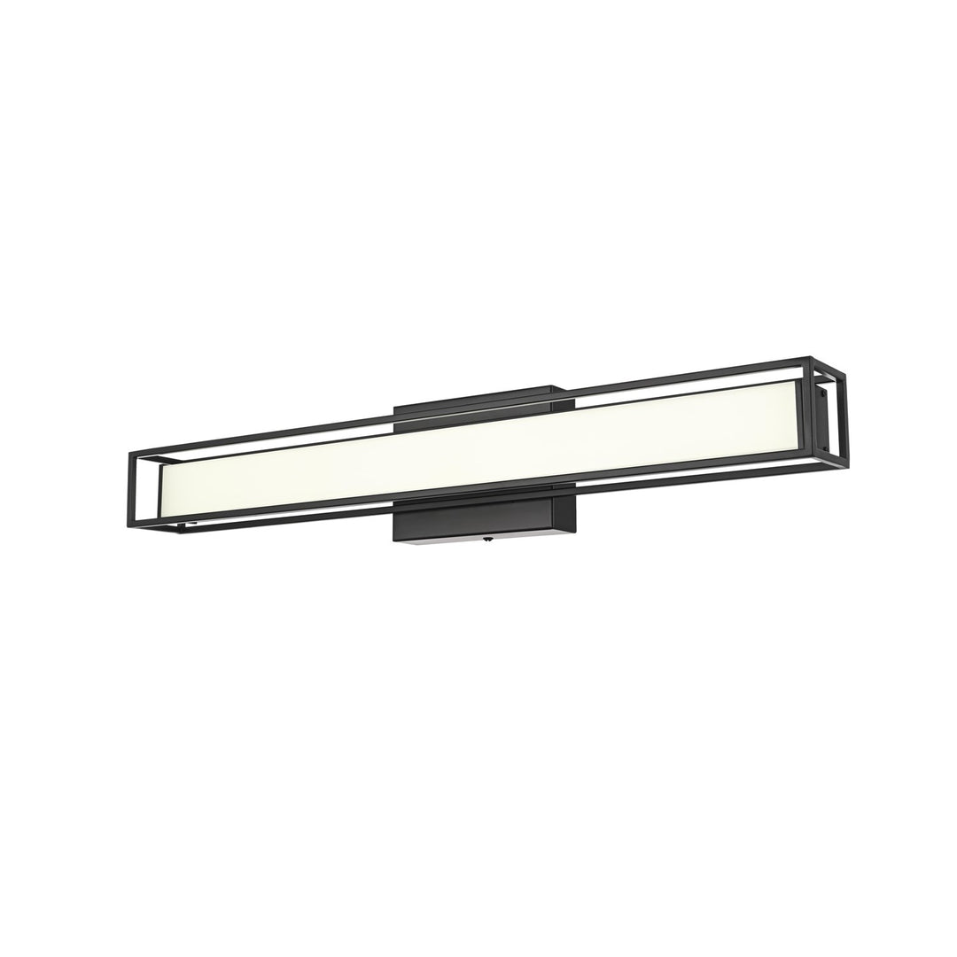 24 Inch Led Wall Sconce In Black