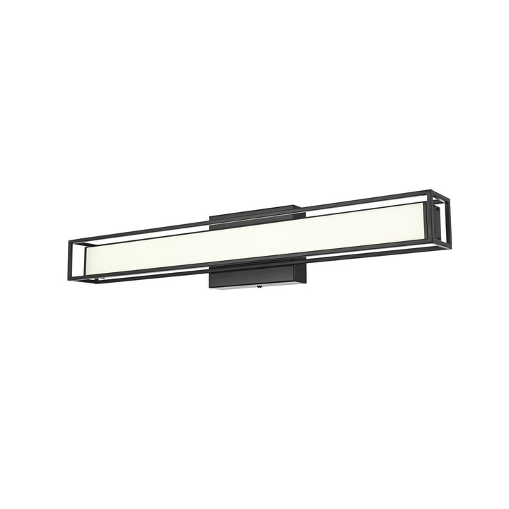 24 Inch Led Wall Sconce In Black