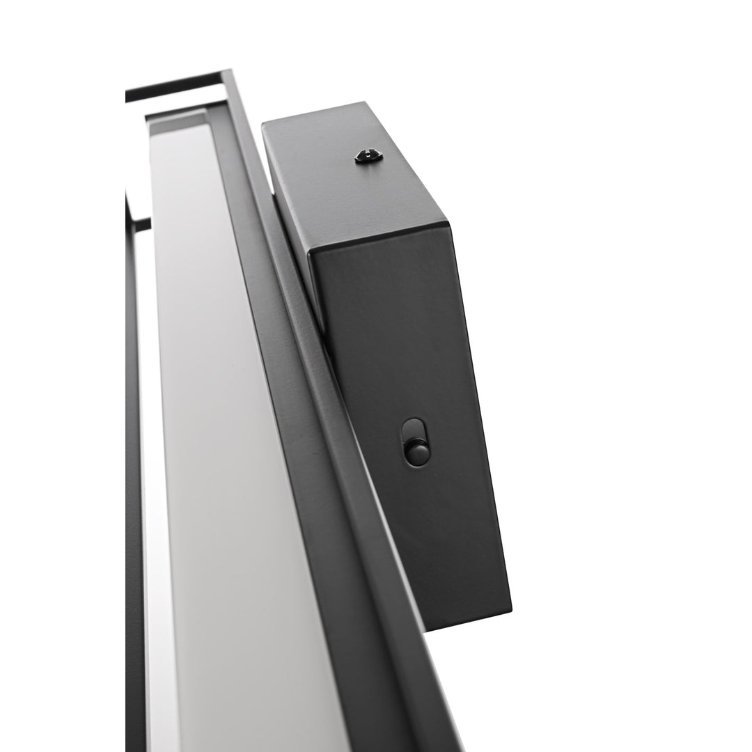 24 Inch Led Wall Sconce In Black