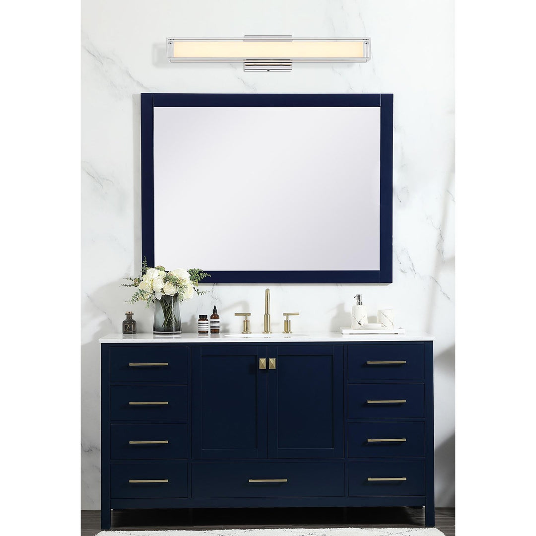 24 Inch Led Wall Sconce In Chrome