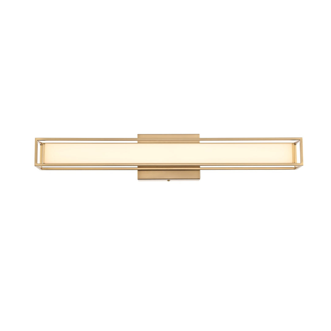 24 Inch Led Wall Sconce In Satin Gold by Living District
