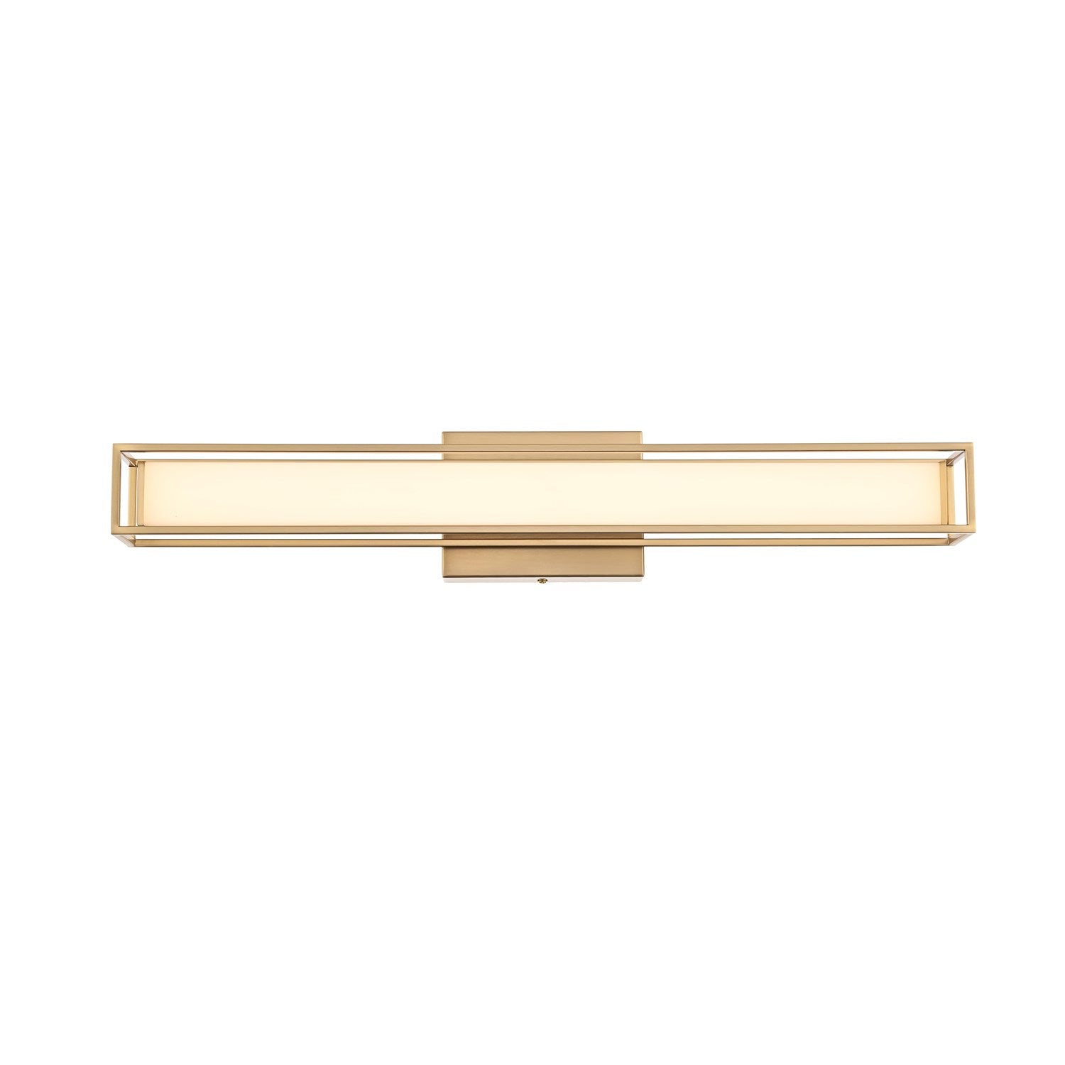 24 Inch Led Wall Sconce In Satin Gold by Living District