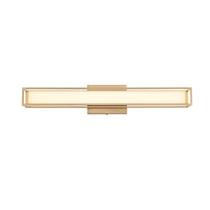 24 Inch Led Wall Sconce In Satin Gold by Living District