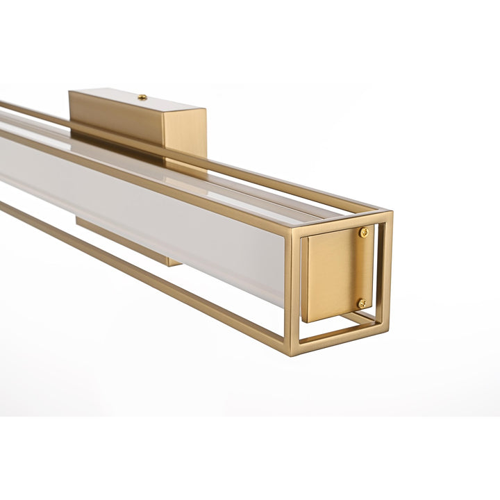 24 Inch Led Wall Sconce In Satin Gold
