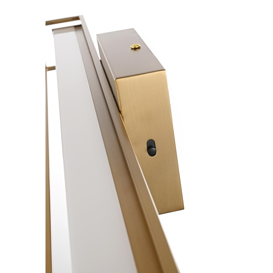 24 Inch Led Wall Sconce In Satin Gold