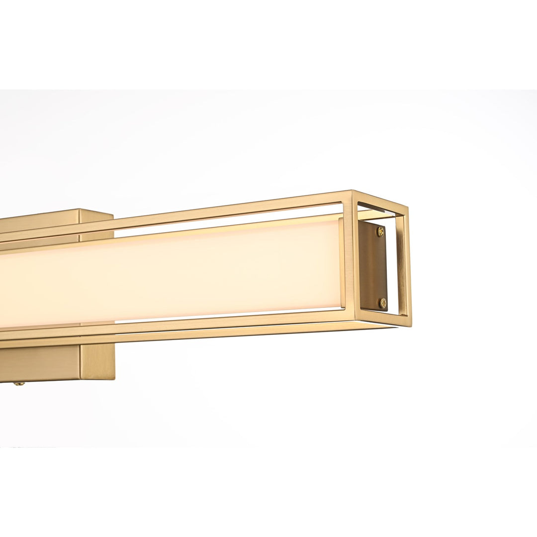 24 Inch Led Wall Sconce In Satin Gold