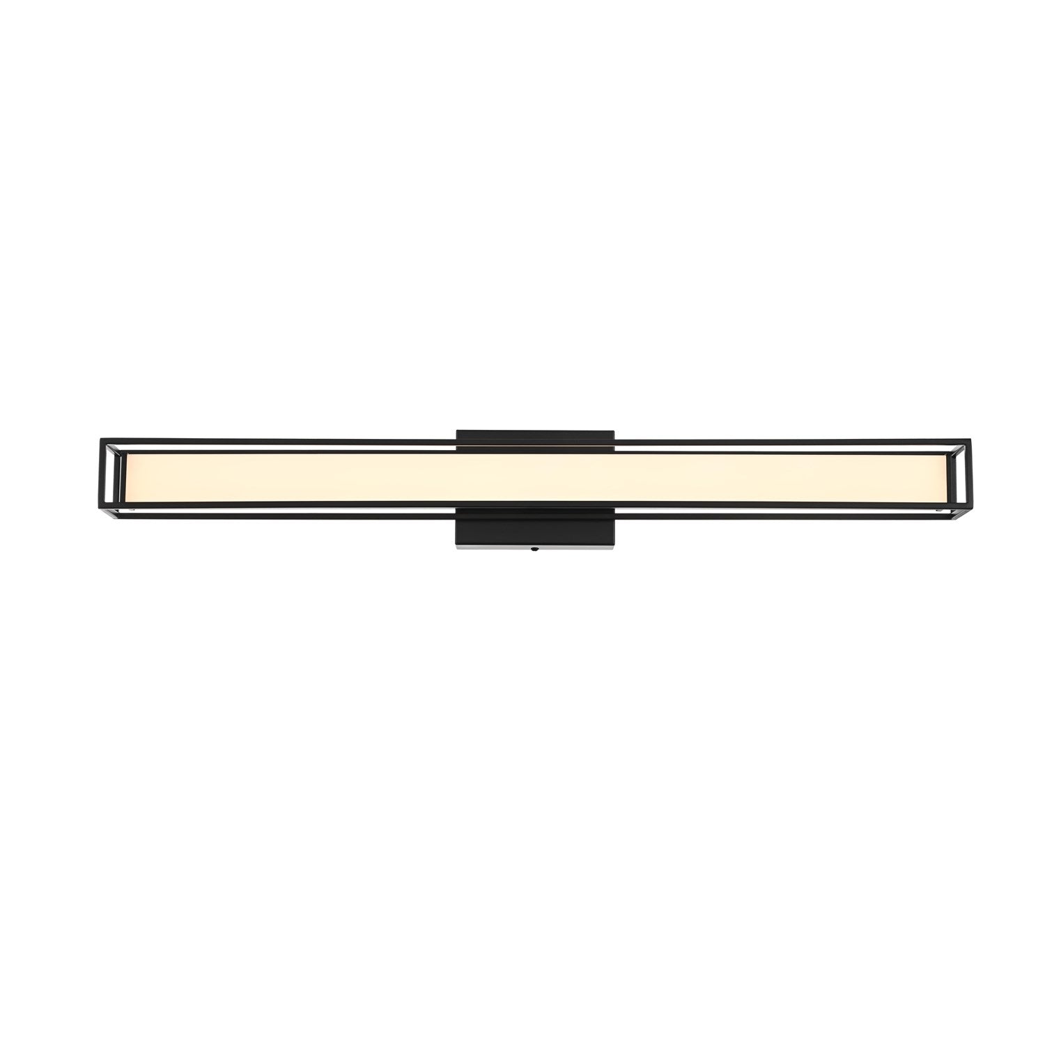 31 Inch Led Wall Sconce In Black by Living District