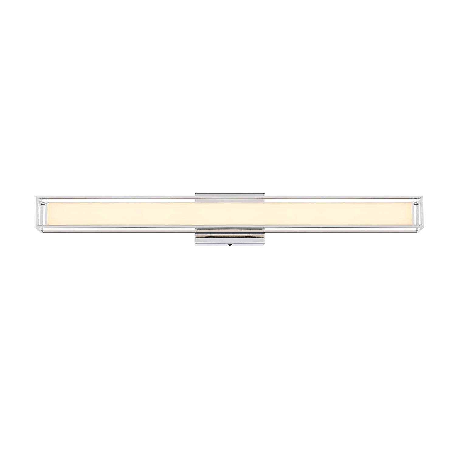 31 Inch Led Wall Sconce In Chrome by Living District