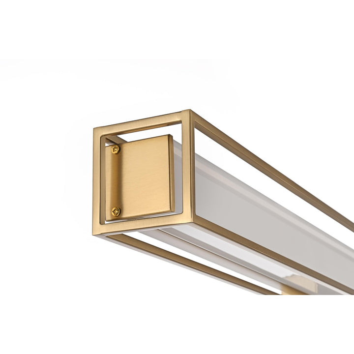 31 Inch Led Wall Sconce In Satin Gold