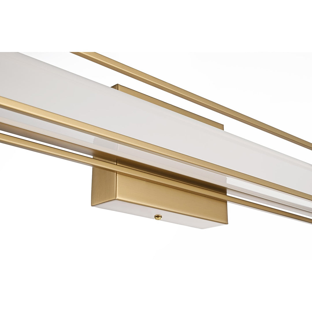 31 Inch Led Wall Sconce In Satin Gold