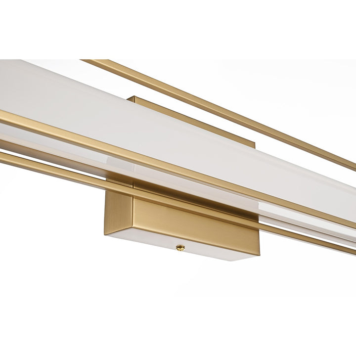31 Inch Led Wall Sconce In Satin Gold