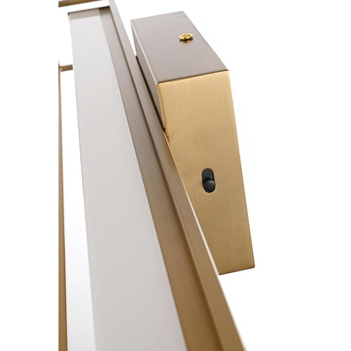 31 Inch Led Wall Sconce In Satin Gold
