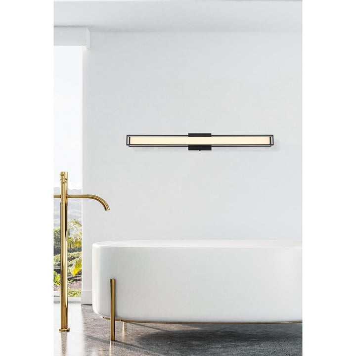 36 Inch Led Wall Sconce In Black