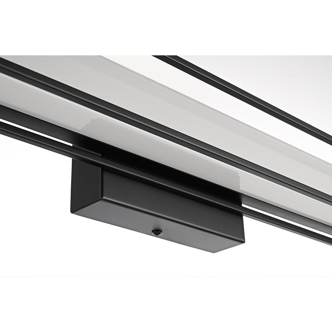 36 Inch Led Wall Sconce In Black