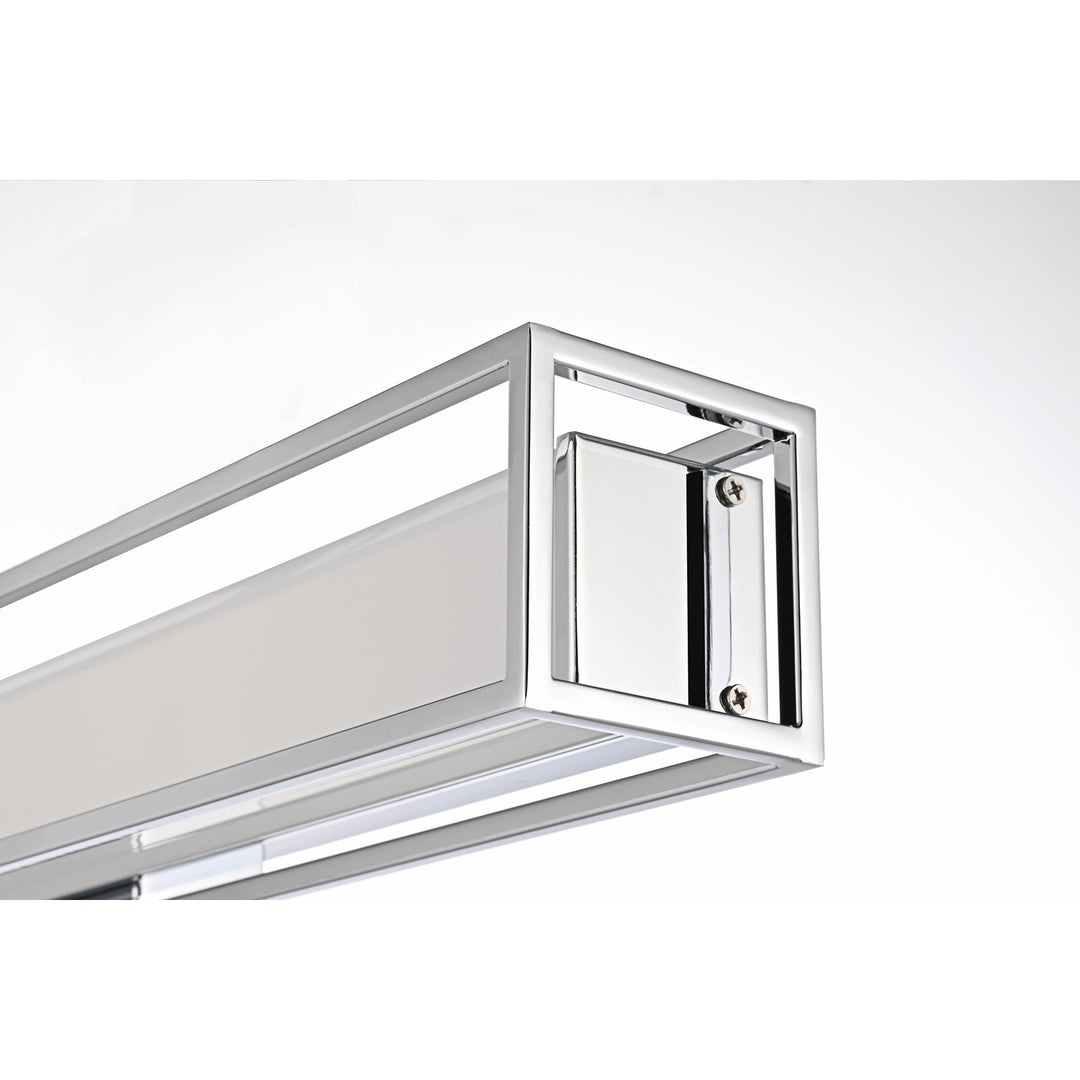 36 Inch Led Wall Sconce In Chrome