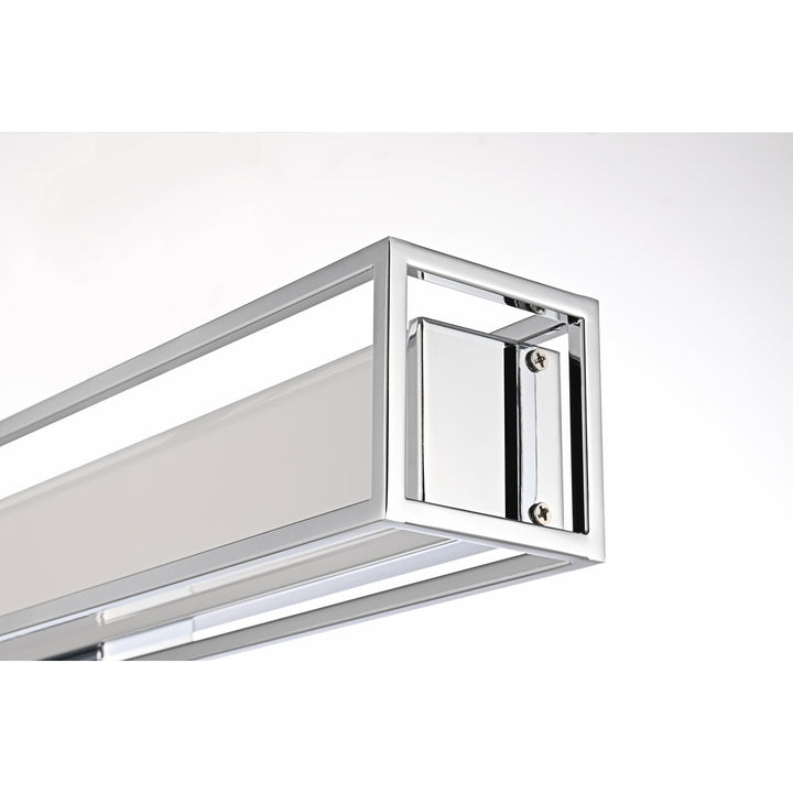 36 Inch Led Wall Sconce In Chrome