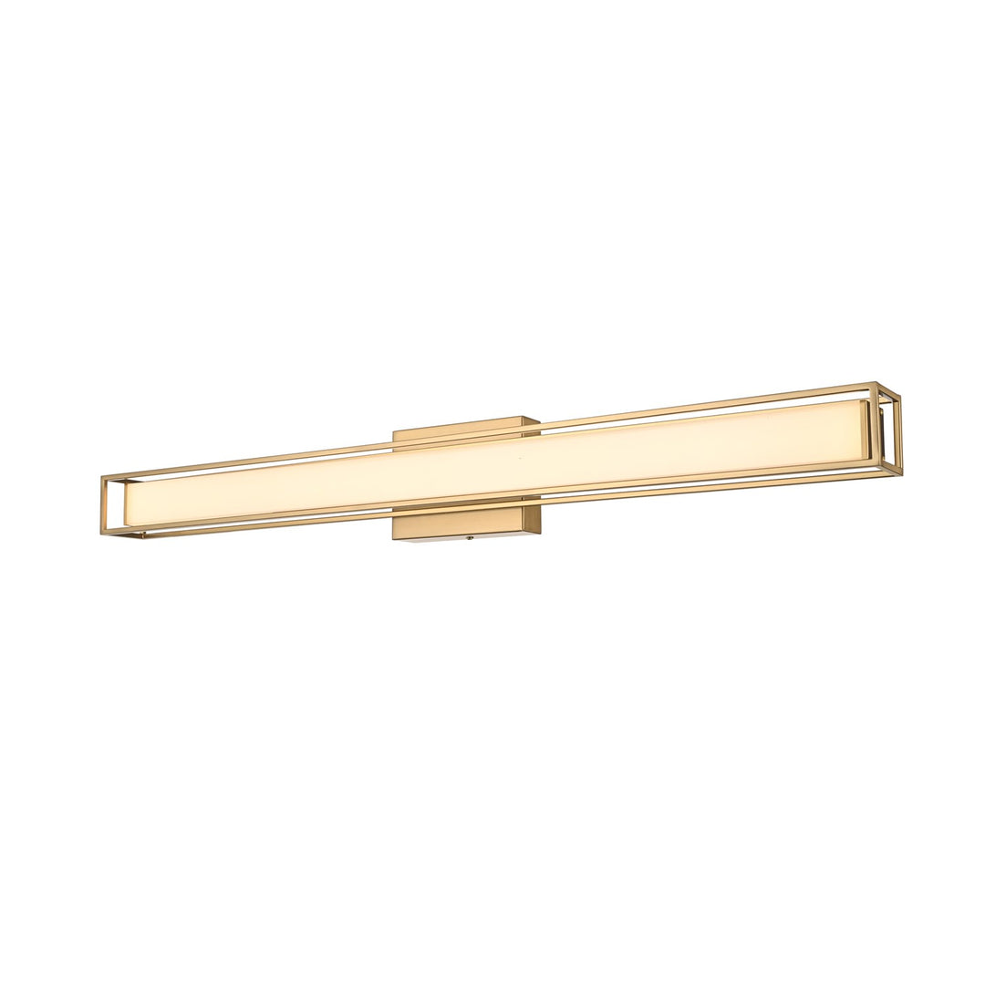 36 Inch Led Wall Sconce In Satin Gold