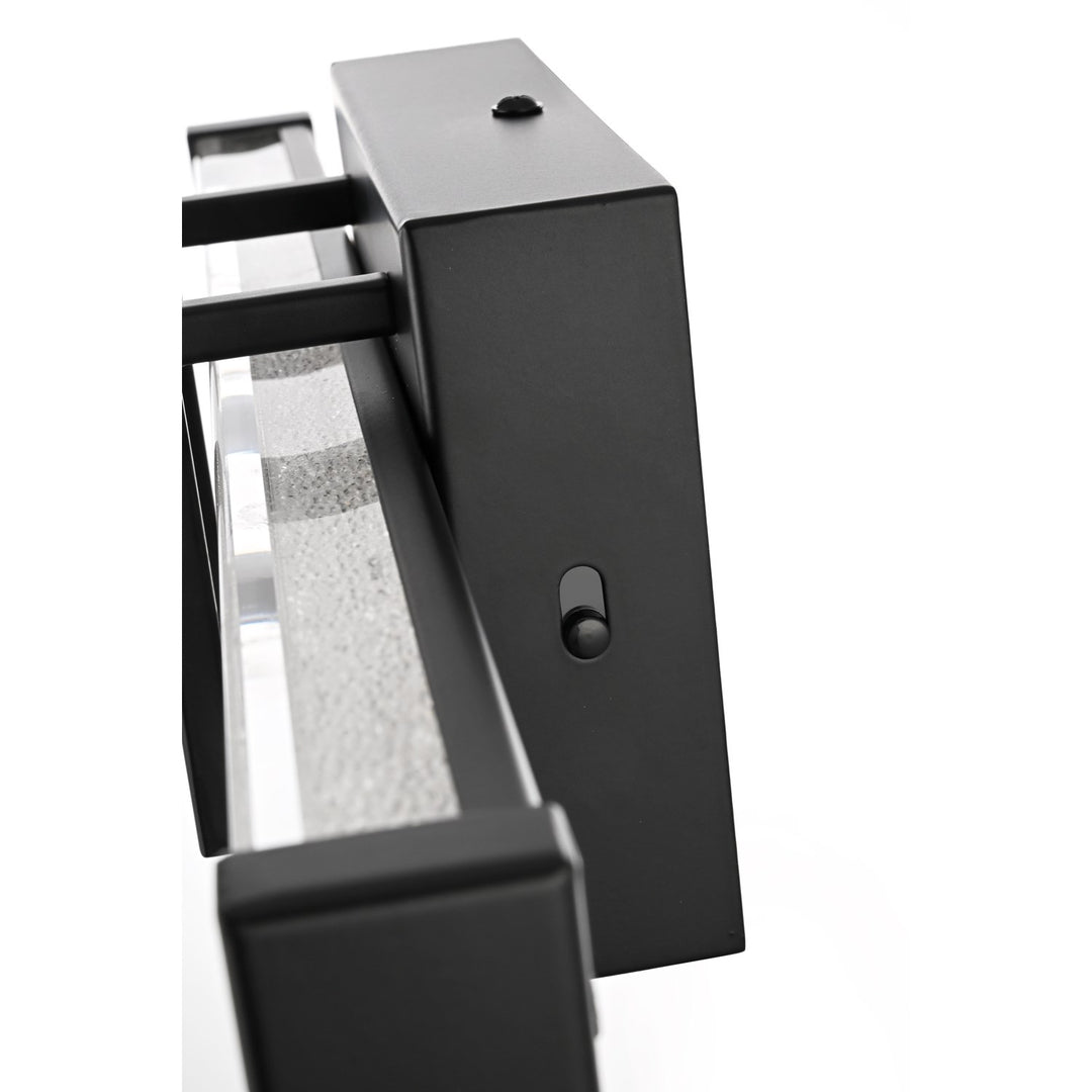 16 Inch Led Wall Sconce In Black