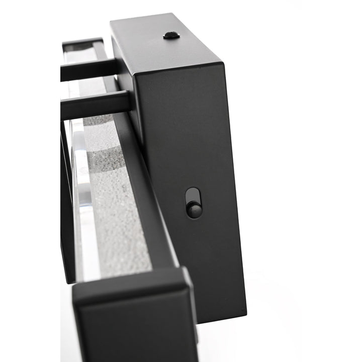 16 Inch Led Wall Sconce In Black