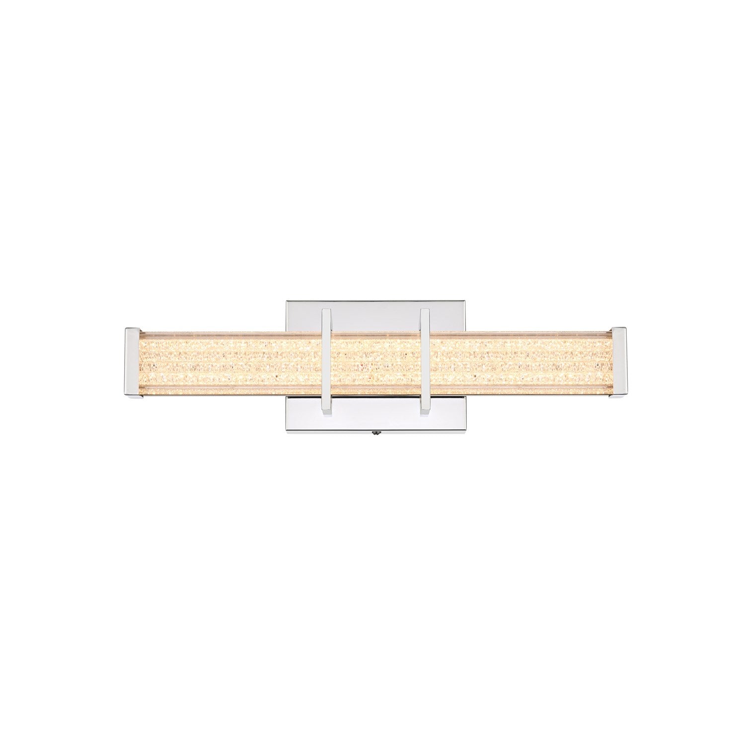 16 Inch Led Wall Sconce In Chrome by Living District